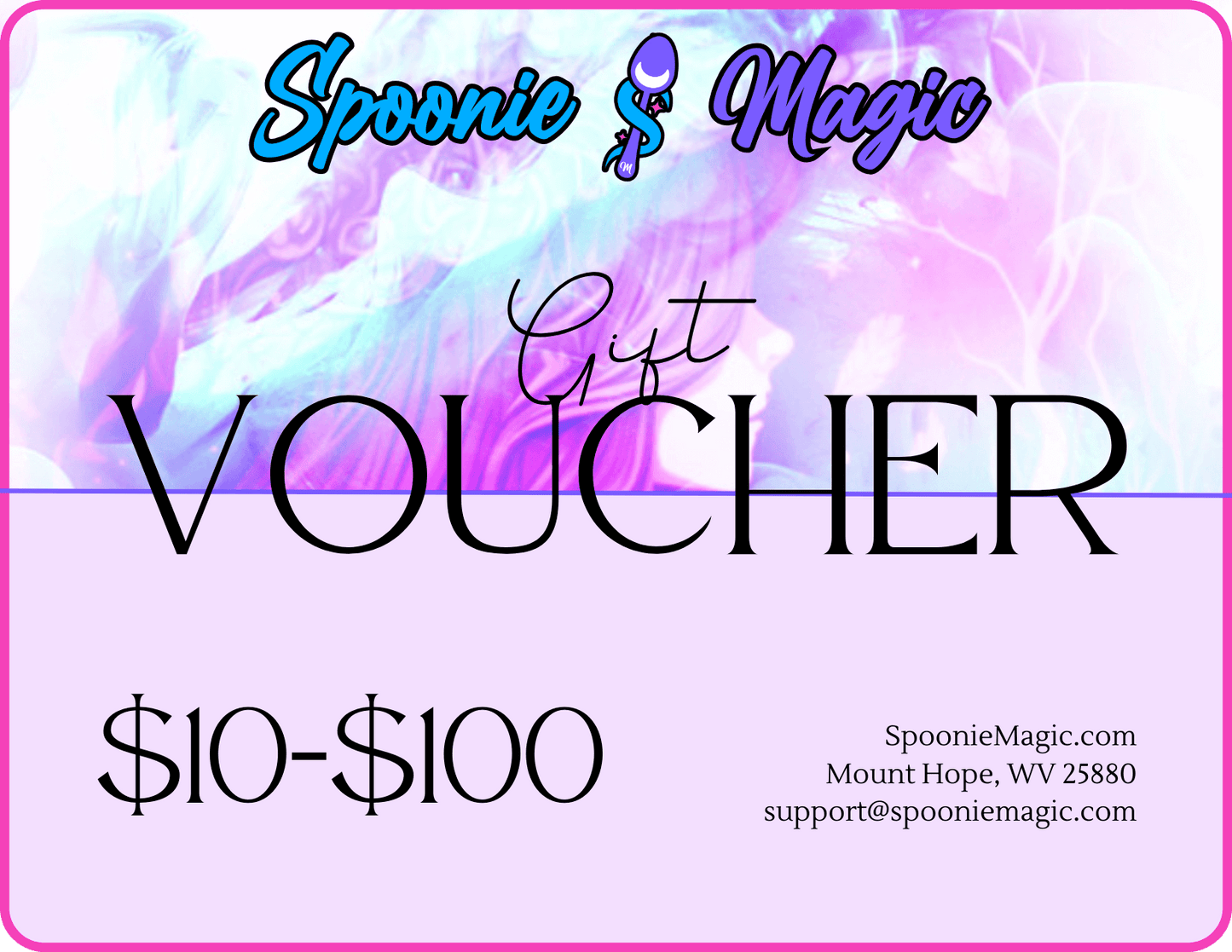 Spoonie Magic Gift Card Voucher