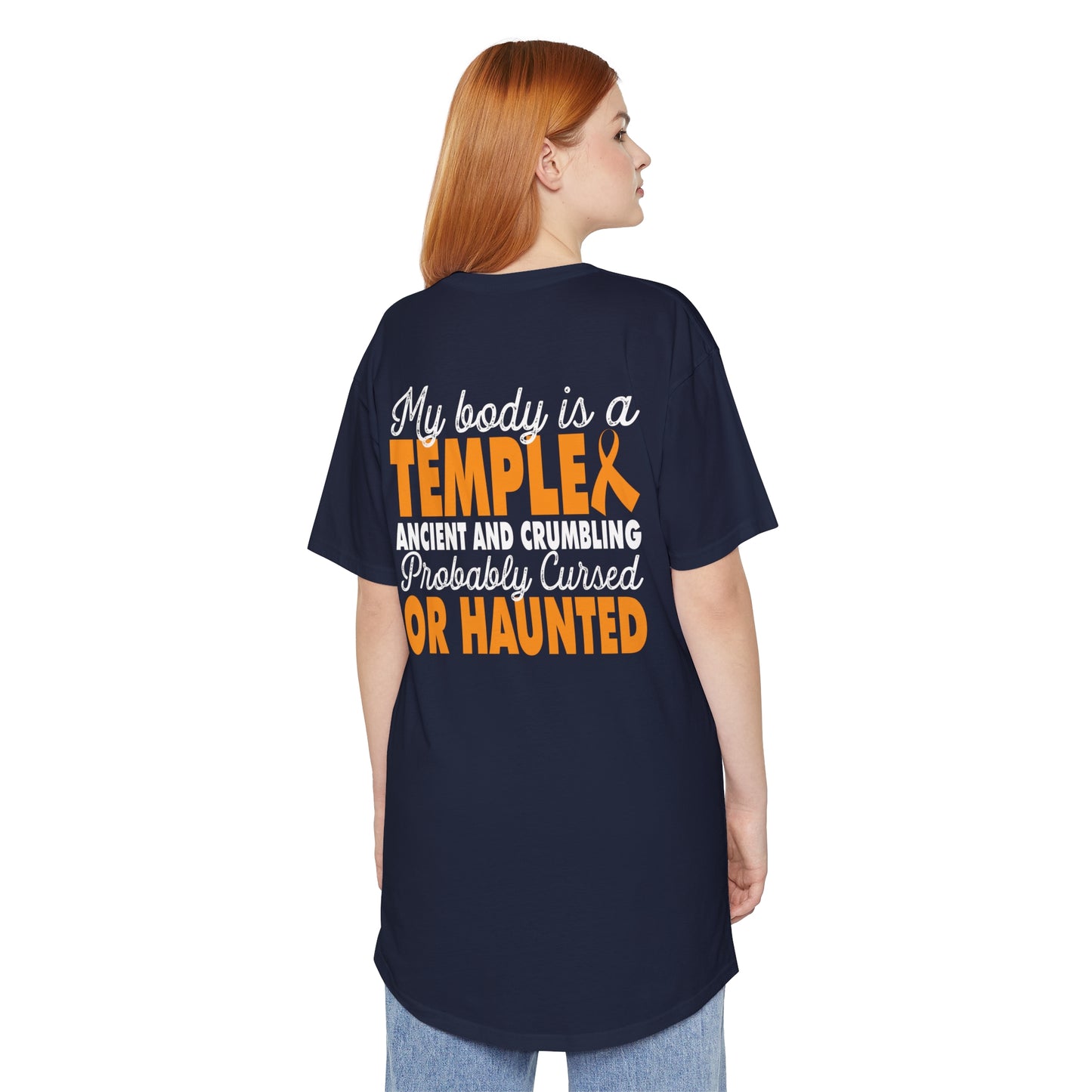 Unisex Long Body Urban Tee - Haunted