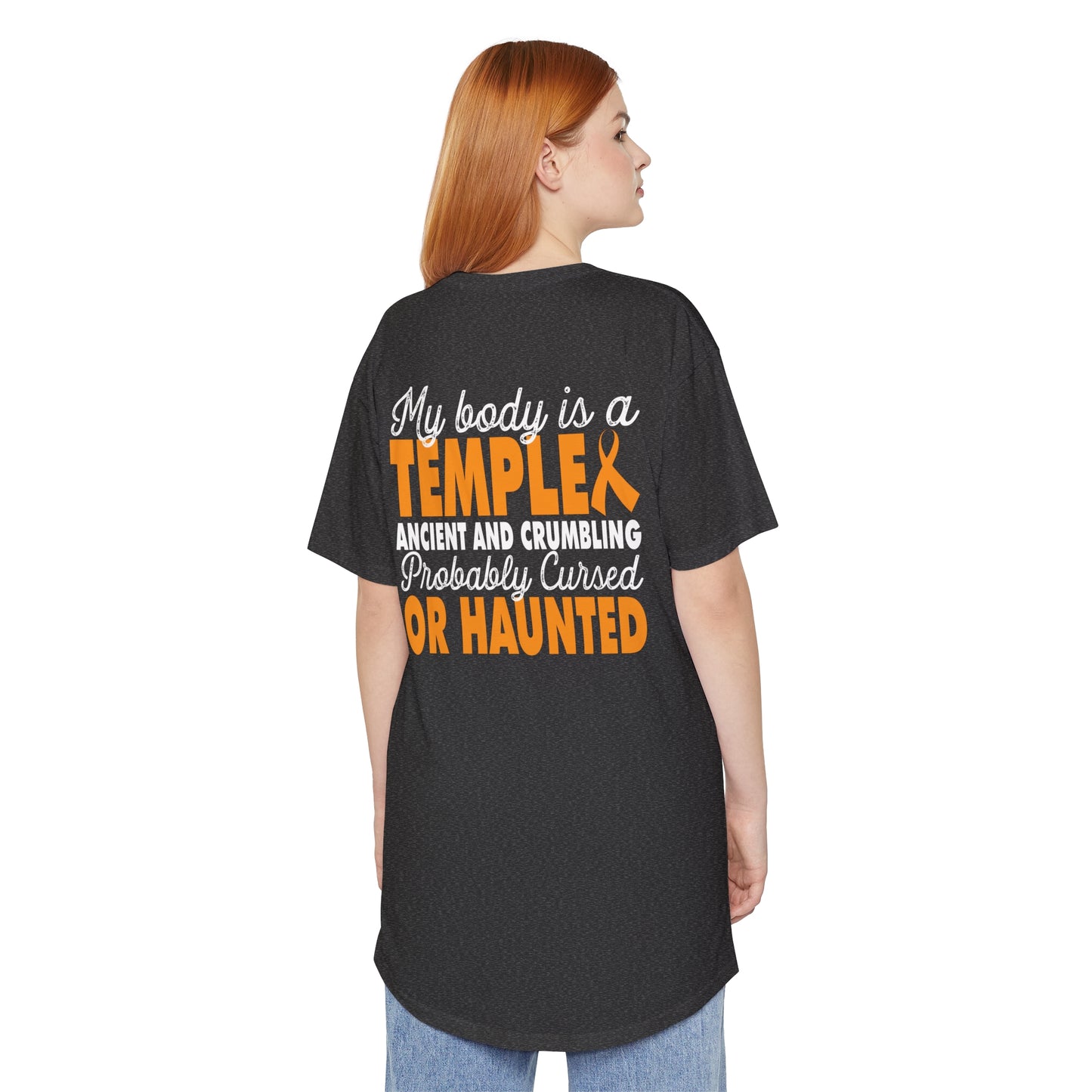 Unisex Long Body Urban Tee - Haunted