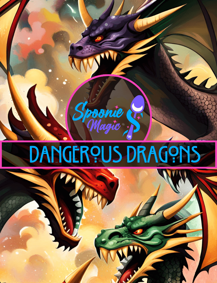Dangerous Dragons Premium Adult Coloring Book