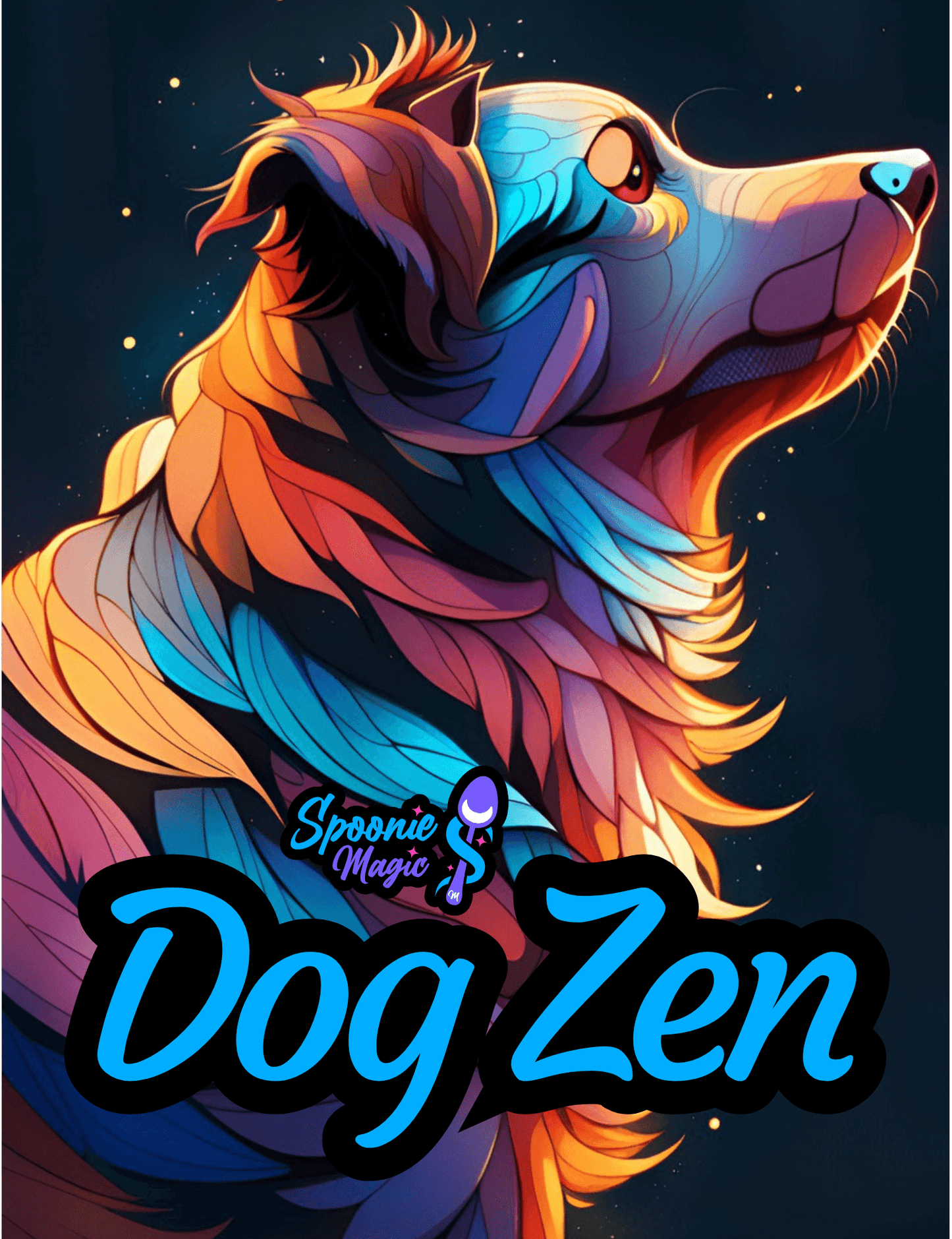 Dog Zen Premium Adult Coloring Book