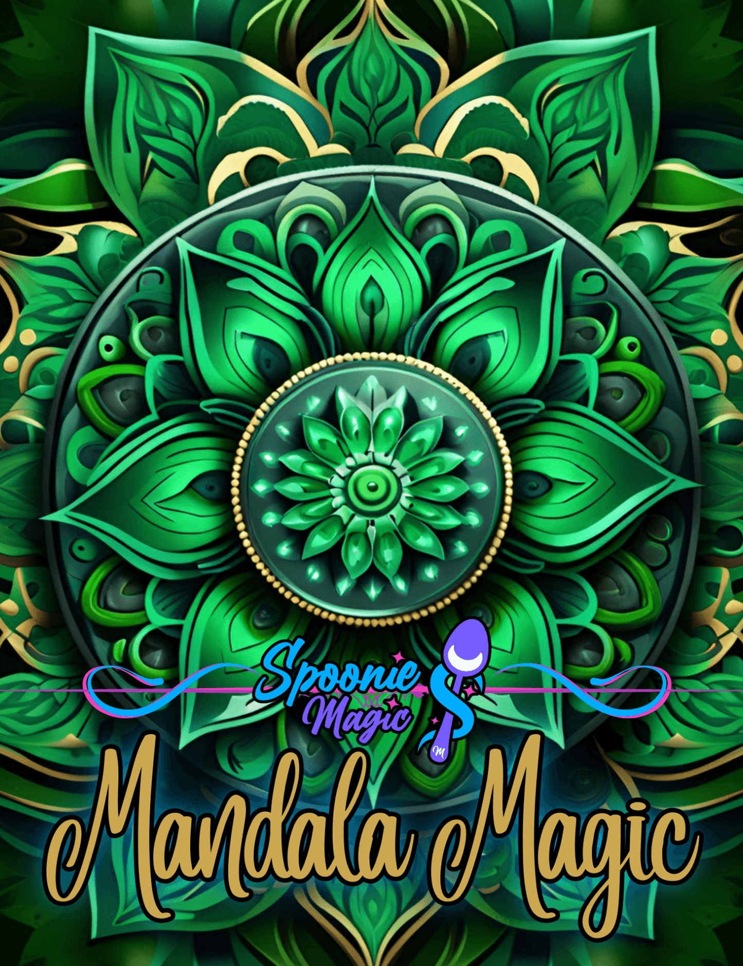 Mandala Magic Premium Adult Coloring Book