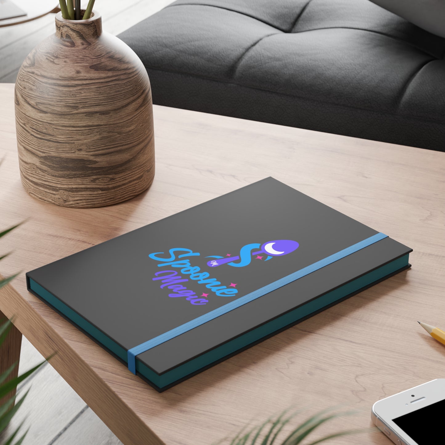 Spoonie Magic - Hardback Ruled Journal with Band
