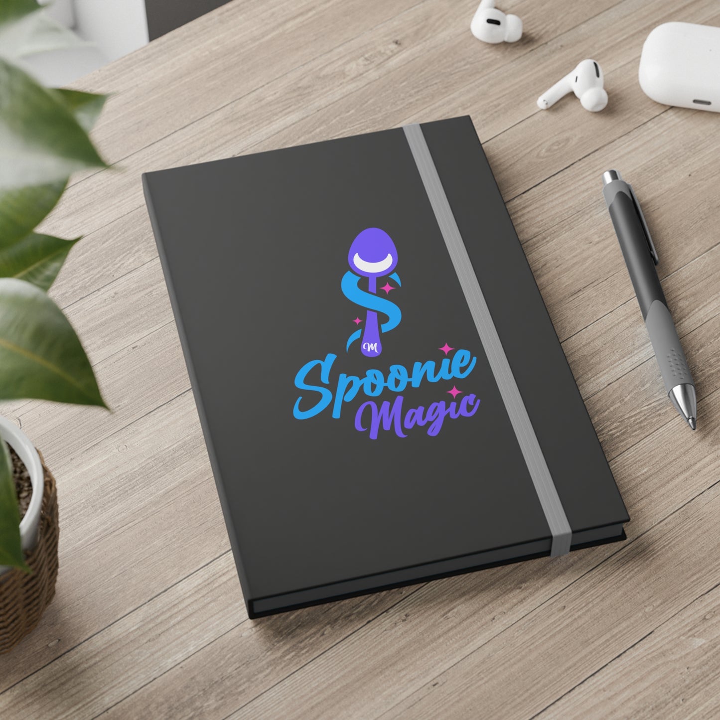 Spoonie Magic - Hardback Ruled Journal with Band