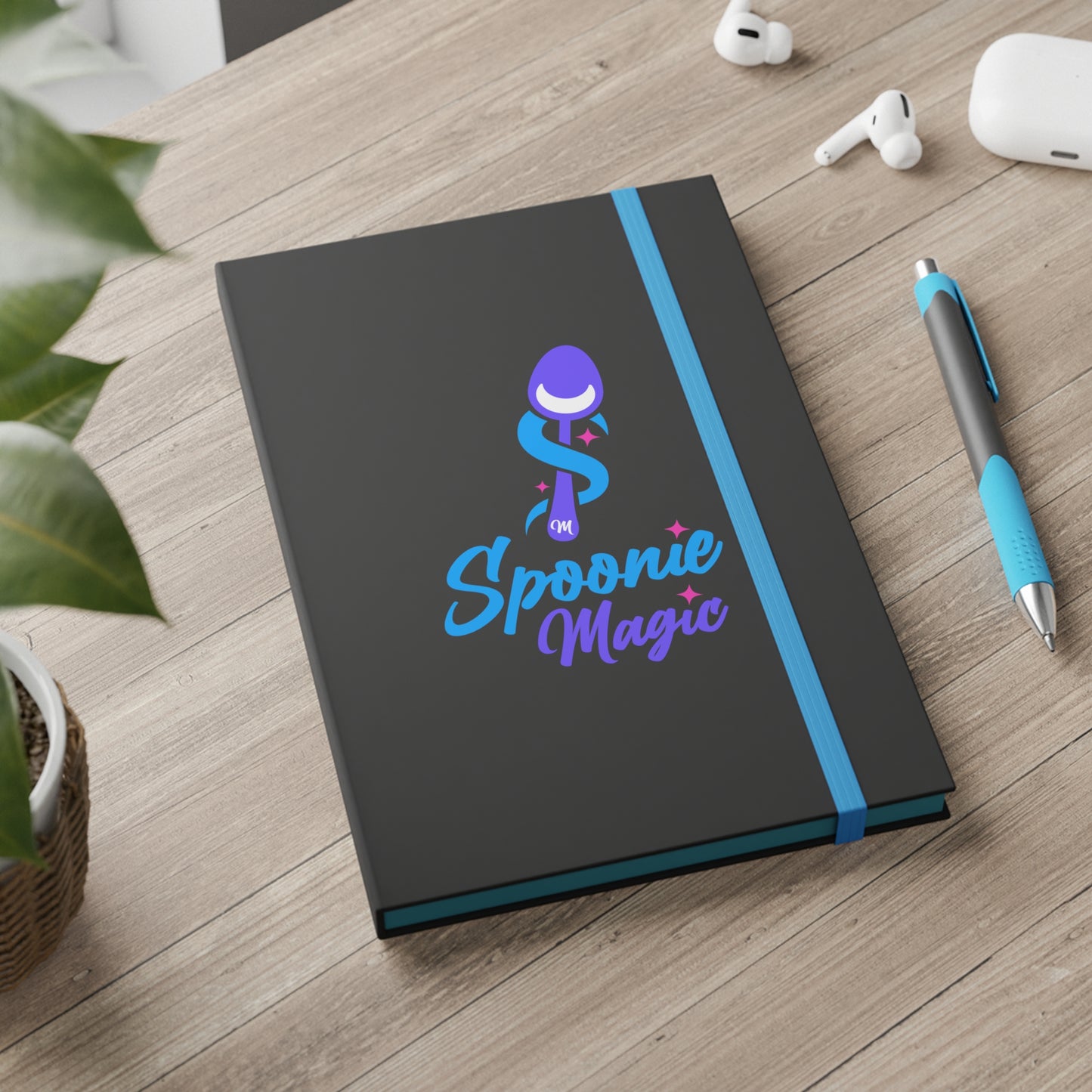 Spoonie Magic - Hardback Ruled Journal with Band