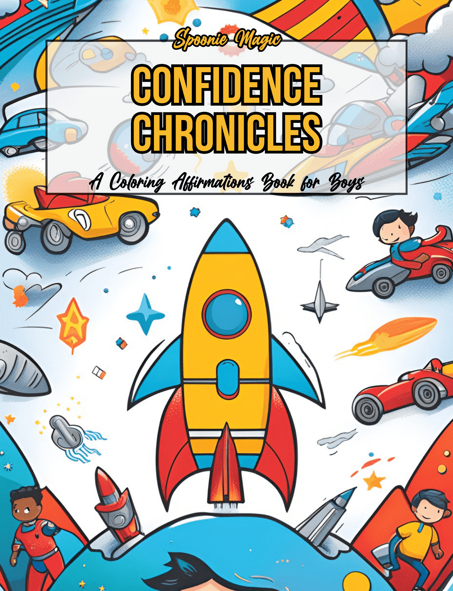 Confidence Chronicles Premium Adult Coloring Book