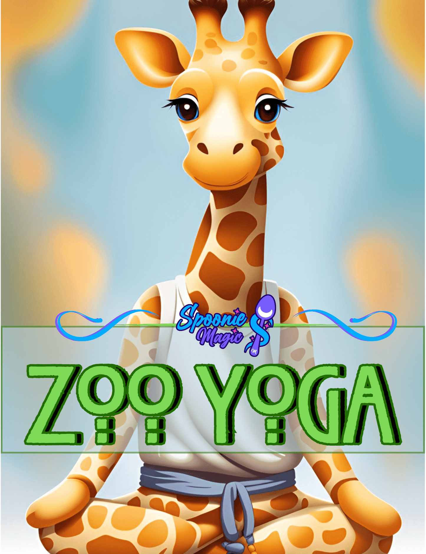 Zoo Yoga Premium Adult Coloring Book