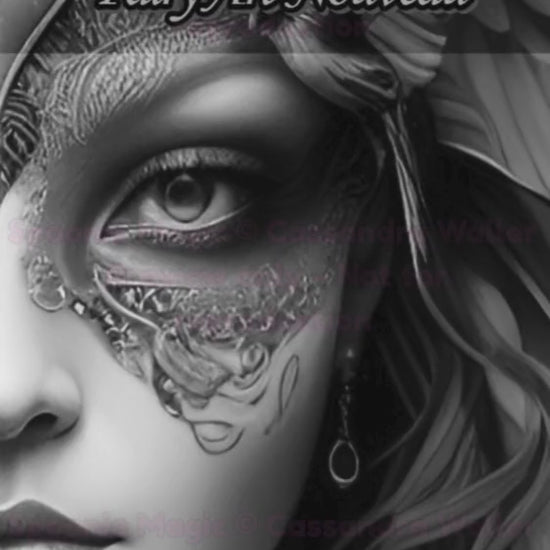 Preview of Interior Fairy Art Nouveau Coloring Book