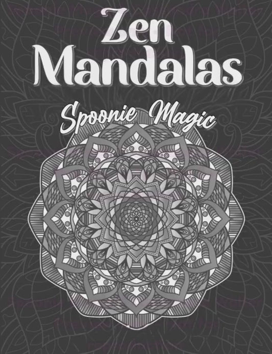 Preview of Interior Zen Mandalas Coloring Book