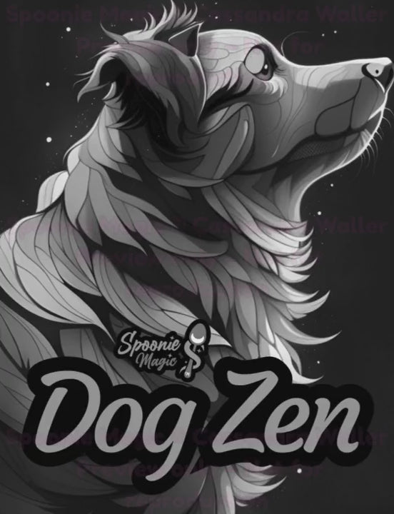 Preview of Interior Dog Zen Coloring Book