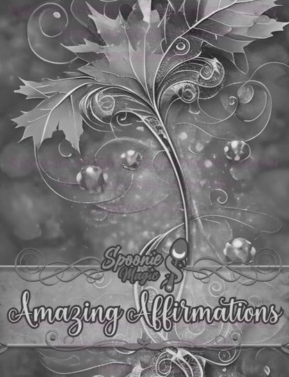 Preview of Interior Amazing Affirmations Coloring Book