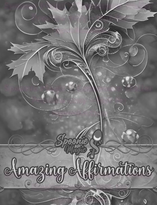 Preview of Interior Amazing Affirmations Coloring Book